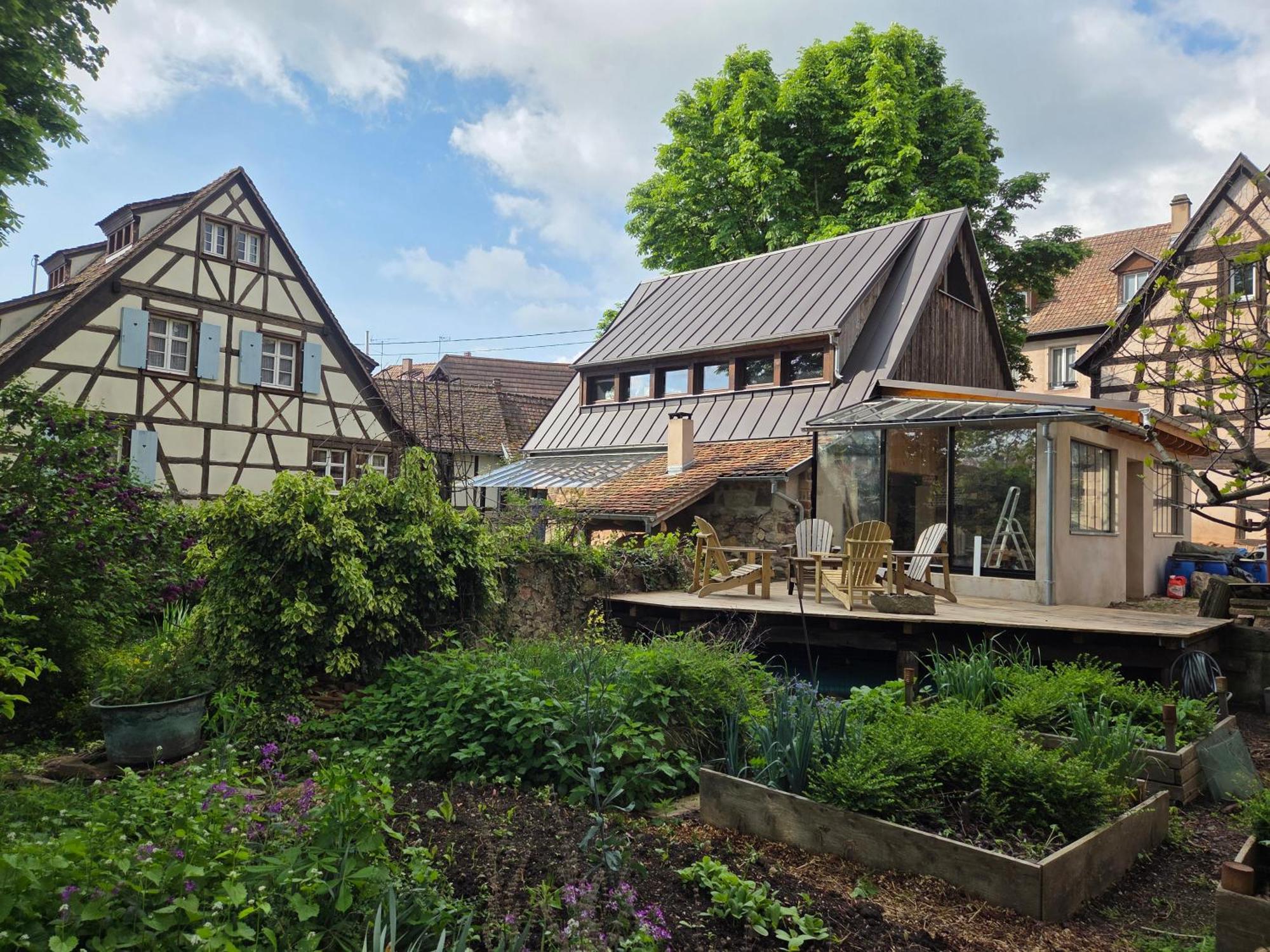 Villa Le temps des cigognes à Barr Extérieur photo